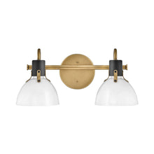 Load image into Gallery viewer, Argo Bath Vanity Light in Heritage Brass (2-Light).