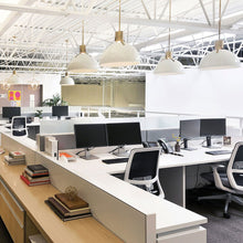 Load image into Gallery viewer, Argo Led Pendant Light in Office.