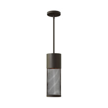 Load image into Gallery viewer, Aria Outside Area Pendant Light in Buckeye Bronze/incandescent.