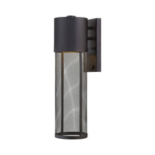Load image into Gallery viewer, Aria Outside Area Wall Light in Medium/Black/E26 incandescent.