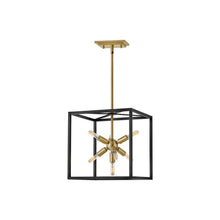 Load image into Gallery viewer, Aros Pendant Light in Warm Brass (7-Light).