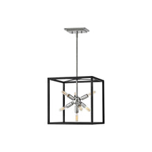 Load image into Gallery viewer, Aros Pendant Light in Polished Nickel (7-Light).