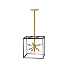 Load image into Gallery viewer, Aros Pendant Light in Warm Brass (9-Light).