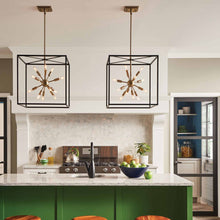Load image into Gallery viewer, Aros Pendant Light in dining room.