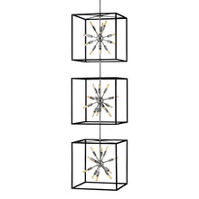 Load image into Gallery viewer, Aros Tiered Pendant Light in Detail.
