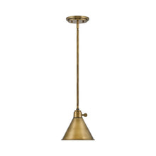 Load image into Gallery viewer, Arti Pendant Light in Heritage Brass (Small).