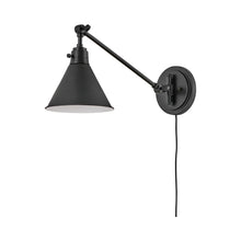 Load image into Gallery viewer, Arti Wall Light in Black/Steel (10.25-Inch).