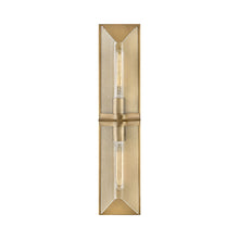 Load image into Gallery viewer, Astoria Bath Vanity Light in Heritage Brass.