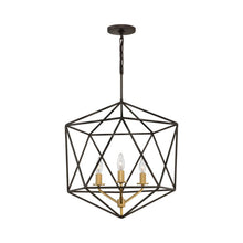 Load image into Gallery viewer, Astrid Chandelier in Medium/Metallic Matte Bronze.
