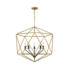 Load image into Gallery viewer, Astrid Chandelier in Large/Deluxe Gold.