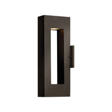 Load image into Gallery viewer, Atlantis Ada Outside Area Led Wall Light in Bronze.