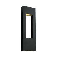 Load image into Gallery viewer, Atlantis Extra Large Outside Area Led Wall Light in Satin Black.
