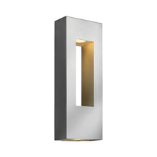 Load image into Gallery viewer, Atlantis Large Outside Area Led Wall Light in Titanium.