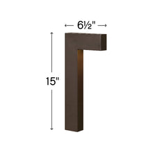Load image into Gallery viewer, Atlantis LED Path Light - line drawing.