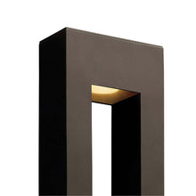 Load image into Gallery viewer, Atlantis Medium Outdoor LED Wall Light in Detail.