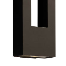 Load image into Gallery viewer, Atlantis Medium Outdoor LED Wall Light in Detail.