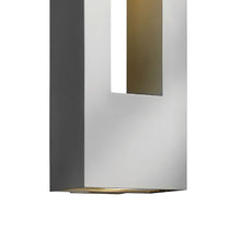 Load image into Gallery viewer, Atlantis Medium Outdoor LED Wall Light in Detail.