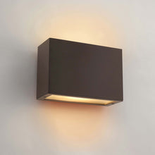 Load image into Gallery viewer, Atlantis Small Outside Area Led Wall Light in Detail.