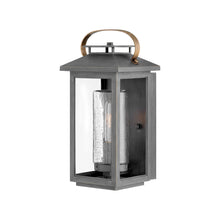 Load image into Gallery viewer, Atwater Outside Area Wall Light in Ash Bronze.