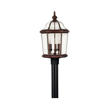 Load image into Gallery viewer, Augusta Outside Area Post Light in Copper Bronze.