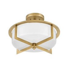 Load image into Gallery viewer, Baxley Semi Flush Mount Ceiling Light in Detail.