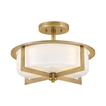 Load image into Gallery viewer, Baxley Semi Flush Mount Ceiling Light in Detail.