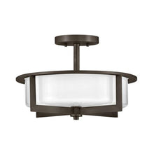 Load image into Gallery viewer, Baxley Semi Flush Mount Ceiling Light in Detail.