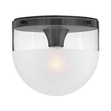 Load image into Gallery viewer, Beck Flush Mount Ceiling Light in Black.