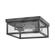 Load image into Gallery viewer, Beckham Outdoor Flush Mount Ceiling Light in Detail.