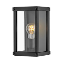 Load image into Gallery viewer, Beckham Outdoor Wall Light in Museum Black.
