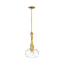Load image into Gallery viewer, Bette Pendant Light in Heritage Brass.