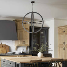 Load image into Gallery viewer, Bodie Chandelier in dining room.
