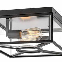Load image into Gallery viewer, Brixton Outside Area Flush Mount Ceiling Light in Detail.