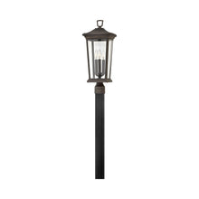 Load image into Gallery viewer, Bromley Outside Area Post Light in Oil Rubbed Bronze.