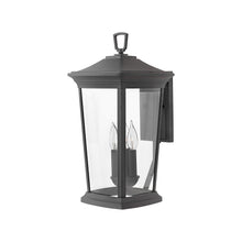 Load image into Gallery viewer, Bromley Outdoor Wall Light in Large/Museum Black.