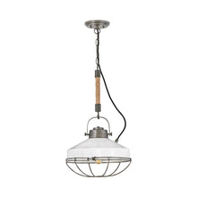 Load image into Gallery viewer, Brooklyn Pendant Light in Detail in Medium/Burnished Bronze.