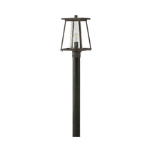 Load image into Gallery viewer, Burke Outside Area Post Light in Oil Rubbed Bronze.