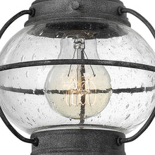 Load image into Gallery viewer, Cape Cod Outdoor Flush Mount Ceiling Light in Detail.