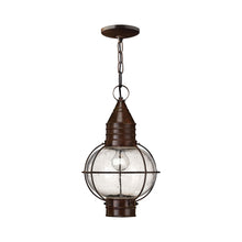 Load image into Gallery viewer, Cape Cod Outdoor Pendant Light in Sienna Bronze.