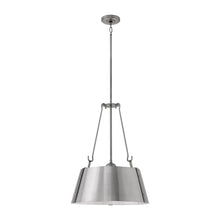 Load image into Gallery viewer, Cartwright Drum Pendant Light in Large/Polished Antique Nickel.