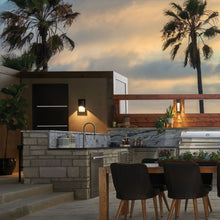 Load image into Gallery viewer, Cascade Outdoor Wall Light in Outside Area.