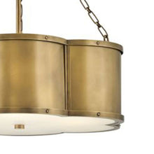 Load image into Gallery viewer, Chance Drum Pendant Light in Detail.