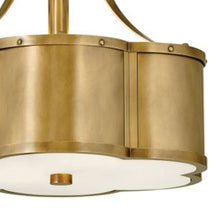 Load image into Gallery viewer, Chance Semi Flush Ceiling Light in Detail.