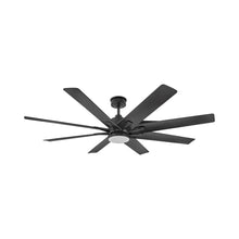 Load image into Gallery viewer, Concur LED Ceiling Fan in Matte Black.