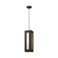 Load image into Gallery viewer, Dorian Outside Area Pendant Light in Bronze.