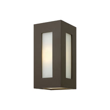 Load image into Gallery viewer, Dorian Outside Area Wall Light in Bronze.