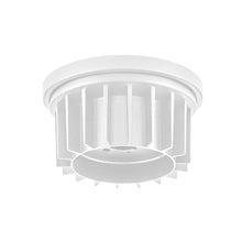 Load image into Gallery viewer, Draftsman Flush Mount Kit in Matte White.