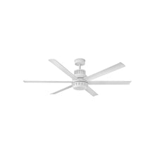 Load image into Gallery viewer, Draftsman LED Ceiling Fan in Matte White (60-Inch).