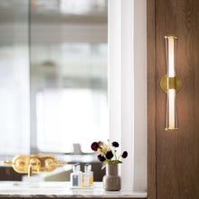 Load image into Gallery viewer, Elin LED Bath Vanity Light in bathroom.
