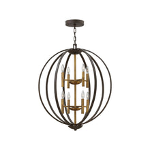 Load image into Gallery viewer, Euclid Chandelier in Small/Spanish Bronze.